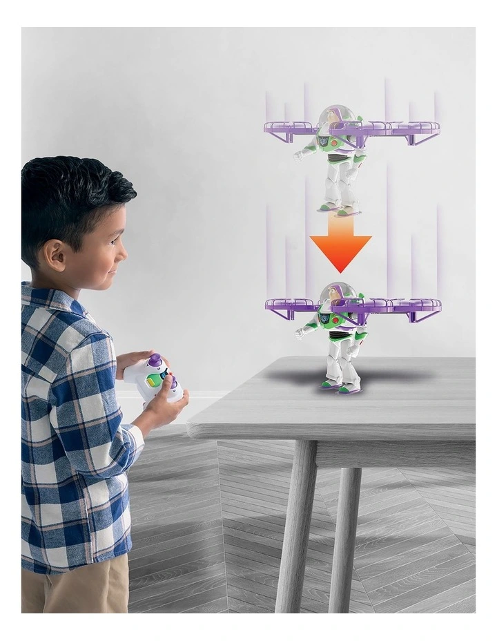 Disney and Pixar Toy Story 5 Flying RC Hi-Tech Edition Buzz Lightyear Action Figure Remote Controlled image 5