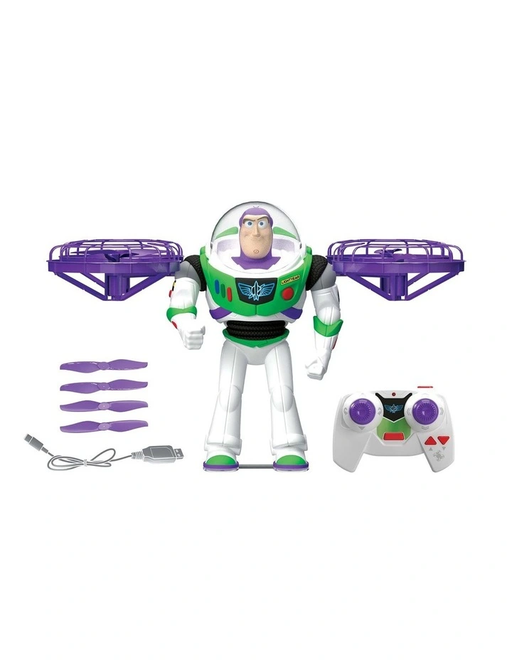 Disney and Pixar Toy Story 5 Flying RC Hi-Tech Edition Buzz Lightyear Action Figure Remote Controlled image 6