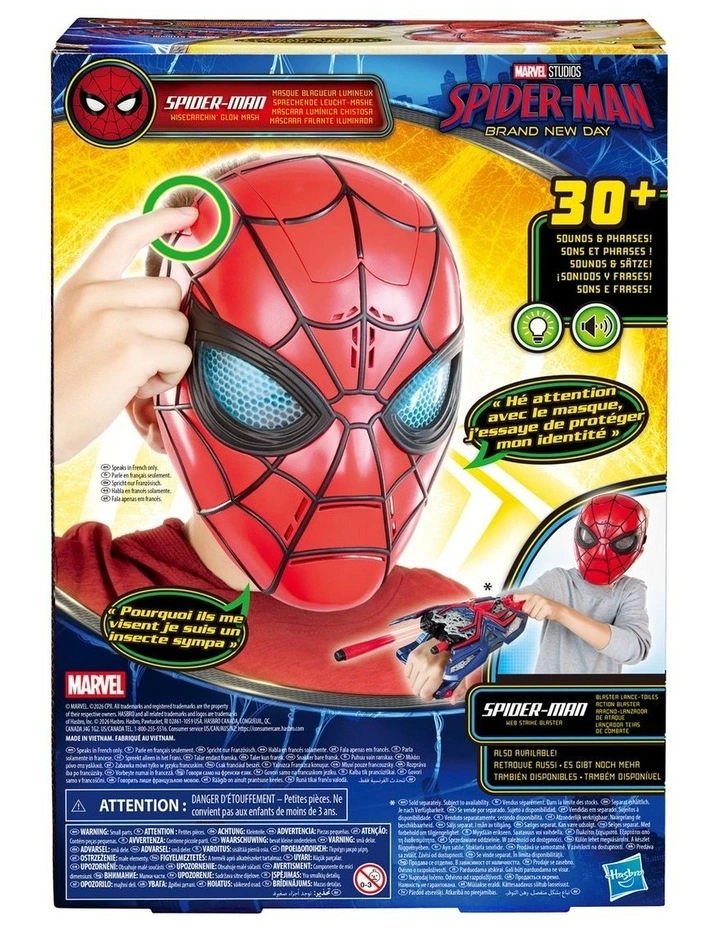 Spider-Man Wisecrackin Glow Mask image 2