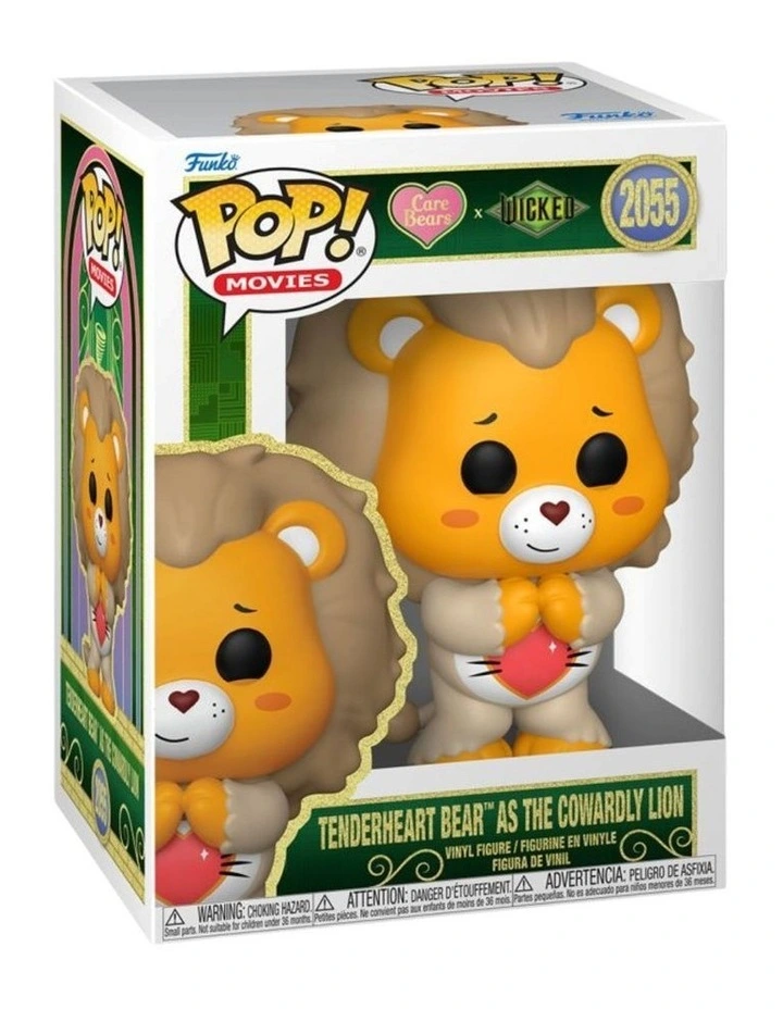 Wicked x Care Bears - Tenderheart Bear as The Cowardly Lion Pop! image 2