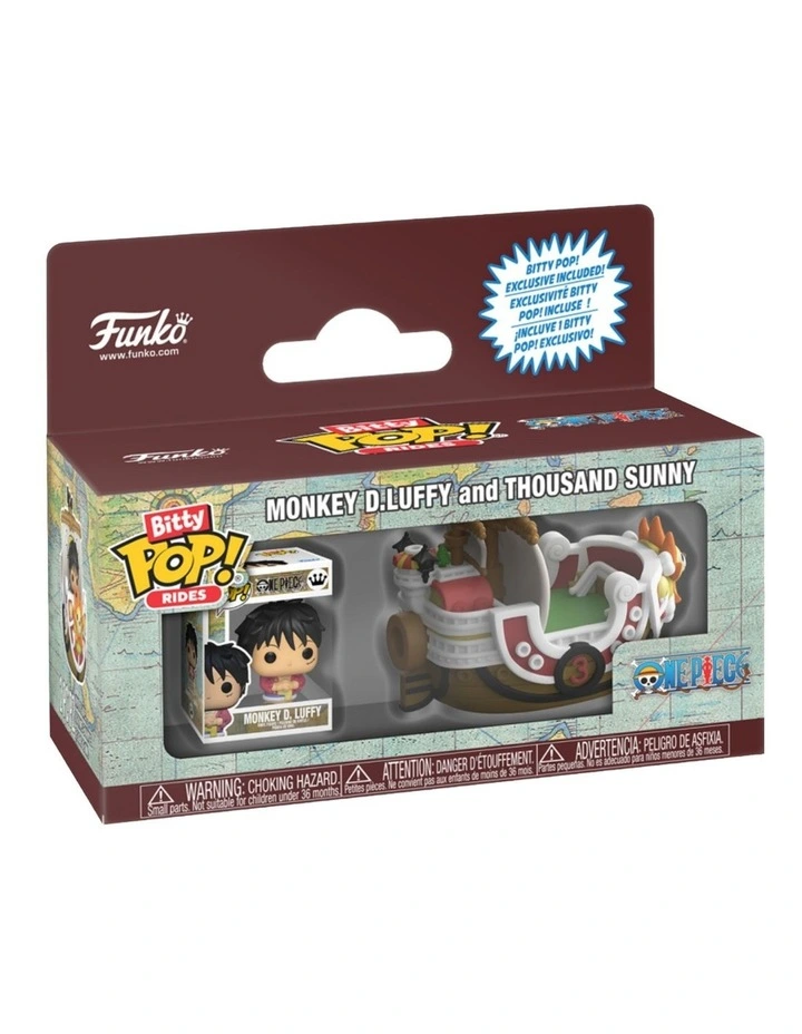One Piece - Luffy w/Thousand Sunny Bitty Pop! Ride image 1