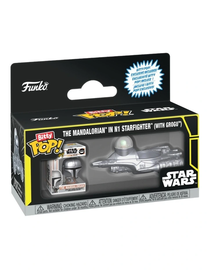 Star Wars - Mandalorian w/N1 Bitty Pop! Ride image 1