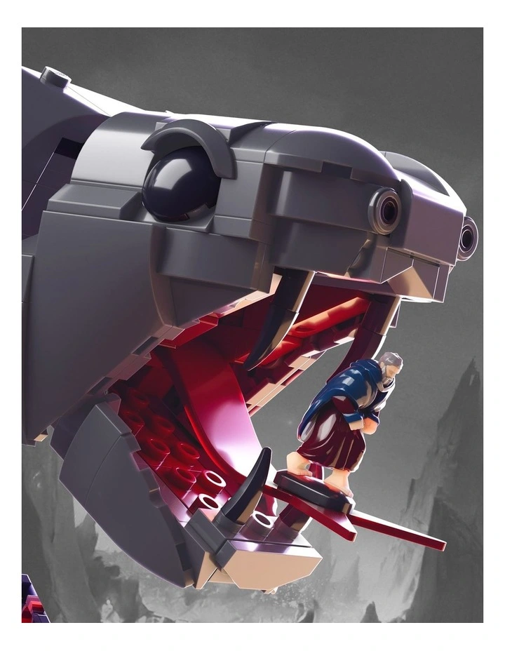 Mattel Brick Shop Masters of the Universe Clash at Snake Mountain Building Toy Kit image 4