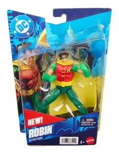 DC Premier 6.5 Inch Robin Action Figure Series 1, Detailed Design 22 Articulations & Cape