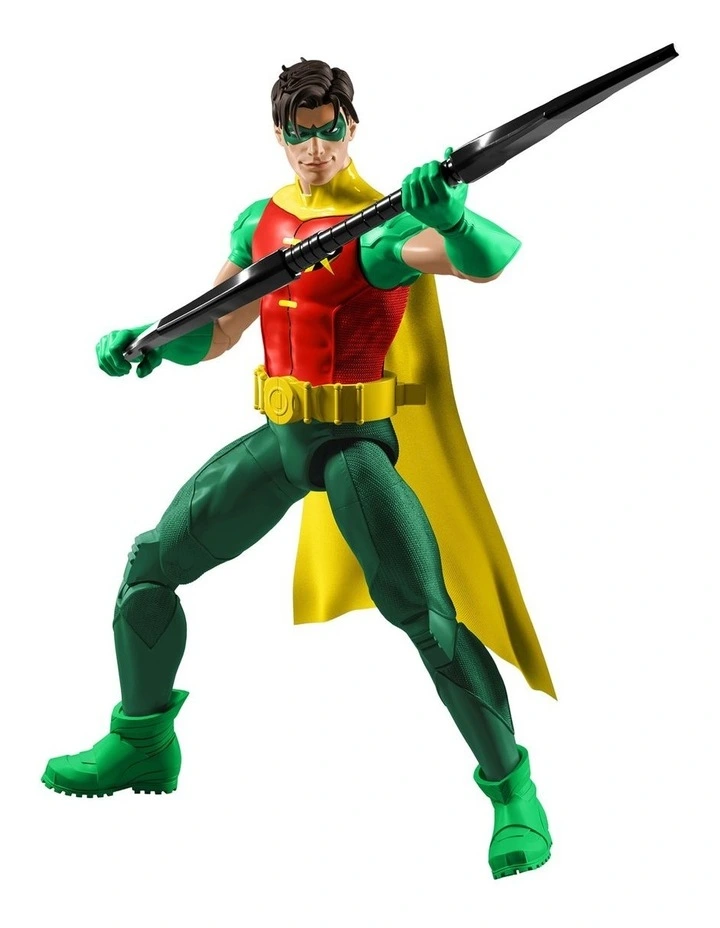 DC Premier 6.5 Inch Robin Action Figure Series 1, Detailed Design 22 Articulations & Cape image 2