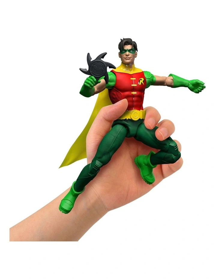 DC Premier 6.5 Inch Robin Action Figure Series 1, Detailed Design 22 Articulations & Cape image 3