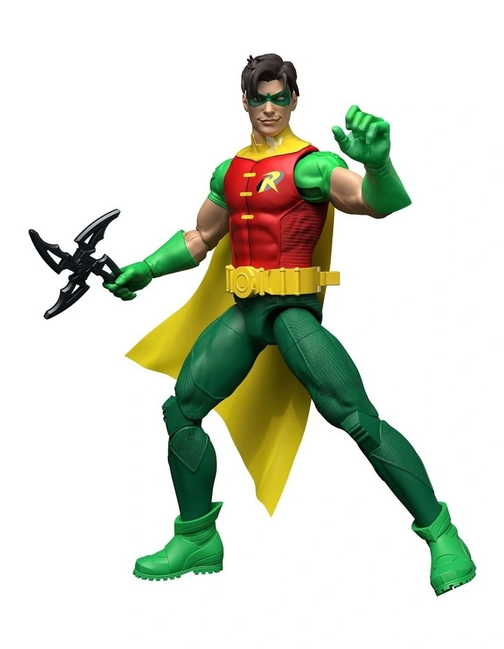 DC Premier 6.5 Inch Robin Action Figure Series 1, Detailed Design 22 Articulations & Cape image 4