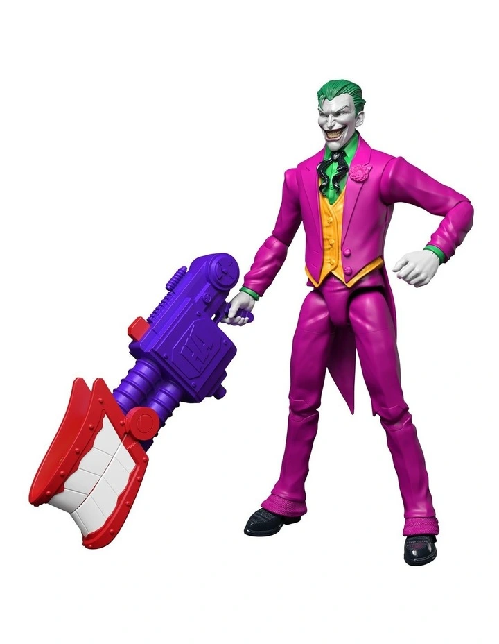 DC Premier 6.5 Inch The Joker Action Figure Series 1 Chatter Teeth Weapon image 2