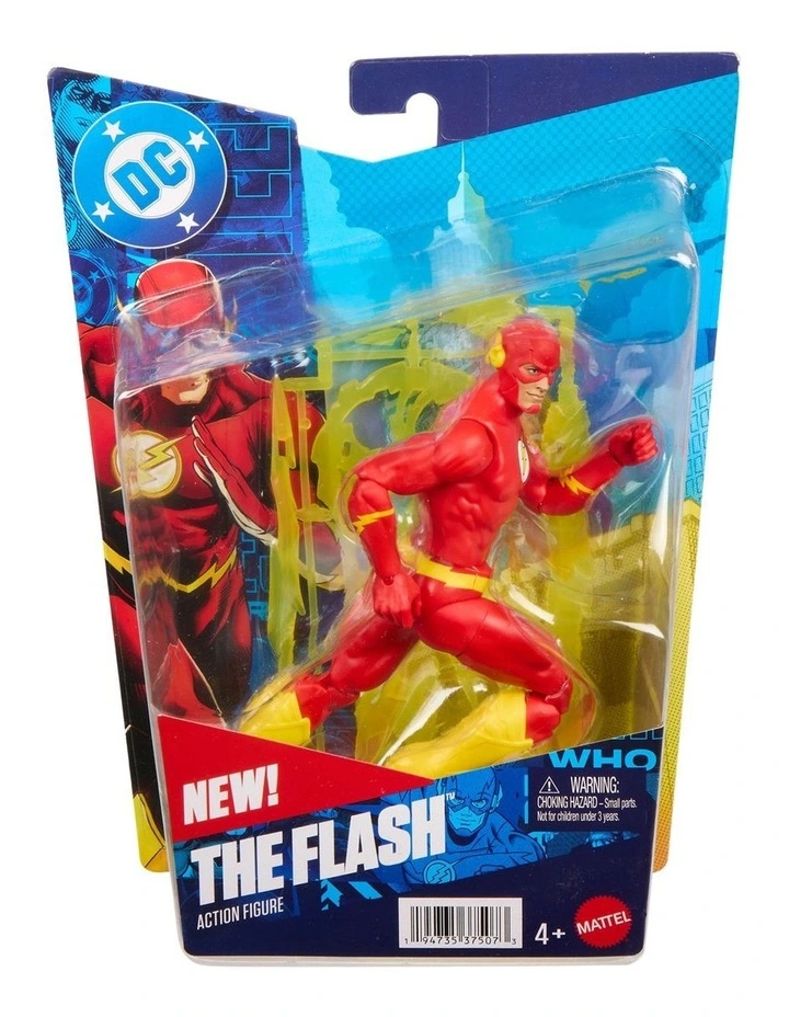 DC Premier 6.5 Inch The Flash Action Figure Series 1, Detailed Design with 22 Articulations image 1