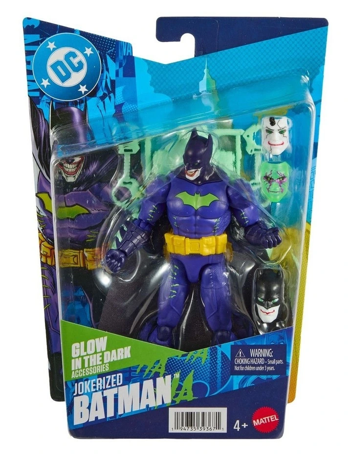 DC Premier 6.5 Inch Jokerized Batman Action Figure Series 2, 22 Articulations & Cape image 1