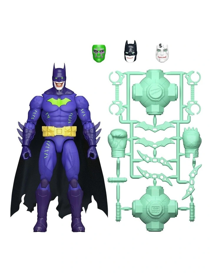 DC Premier 6.5 Inch Jokerized Batman Action Figure Series 2, 22 Articulations & Cape image 5