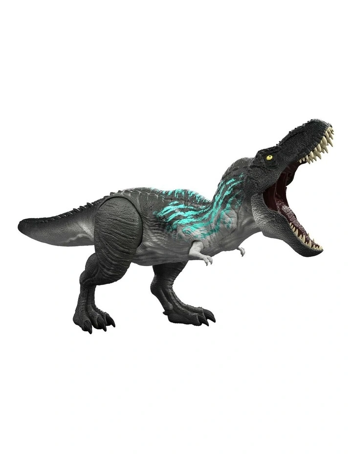Jurassic World Muscle Madness Tyrannosaurus Rex Action Figure, T-Rex with Grow Feature & Roar image 2