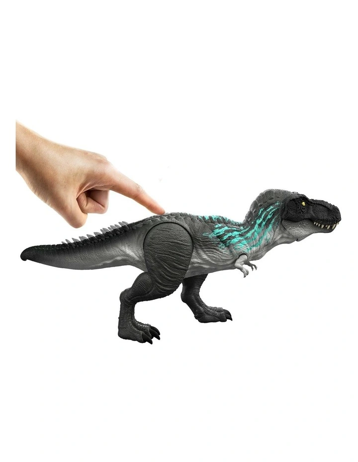 Jurassic World Muscle Madness Tyrannosaurus Rex Action Figure, T-Rex with Grow Feature & Roar image 3