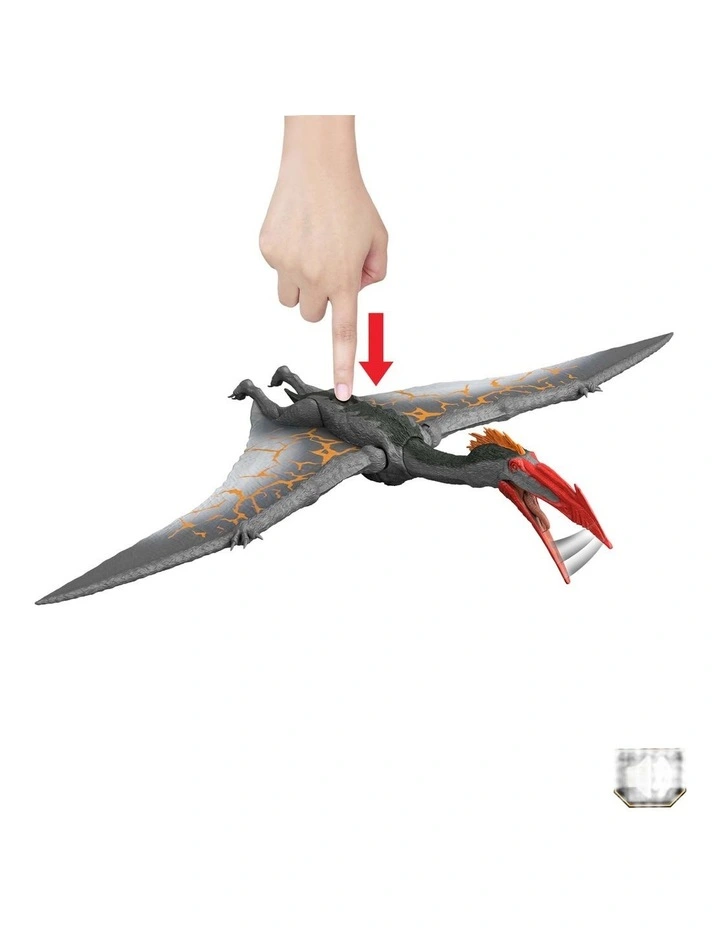 Jurassic World Legacy Collection Reimagined Real Feel Quetzalcoatlus Dinosaur Figure, Chomp & Roar image 5
