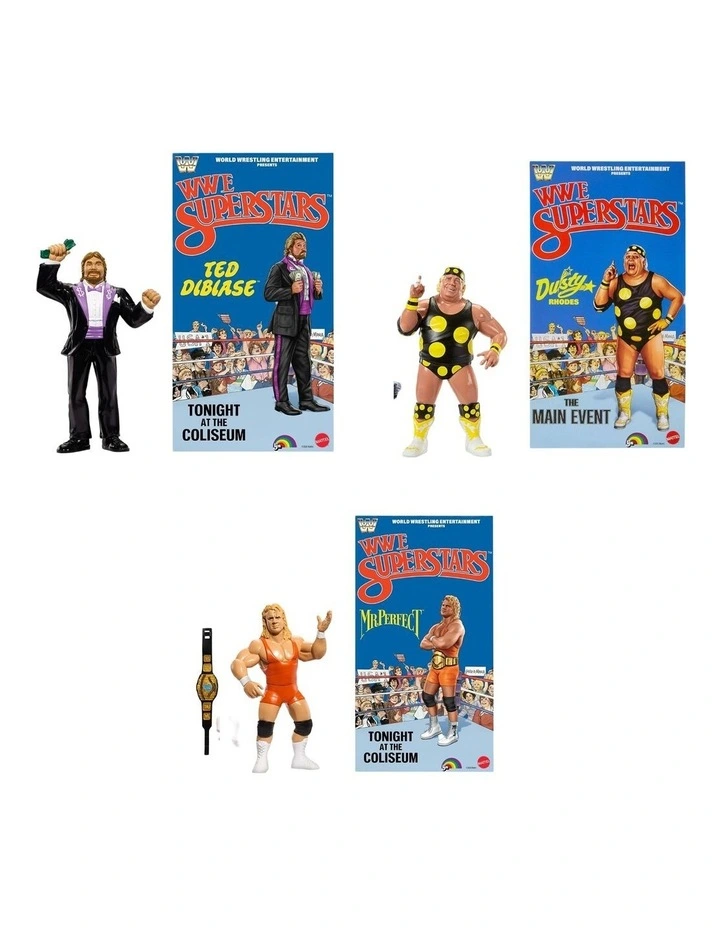 LJN WWE Superstars Action Figure, 1980s Retro 8-inch Collectible Toys Assortment image 1