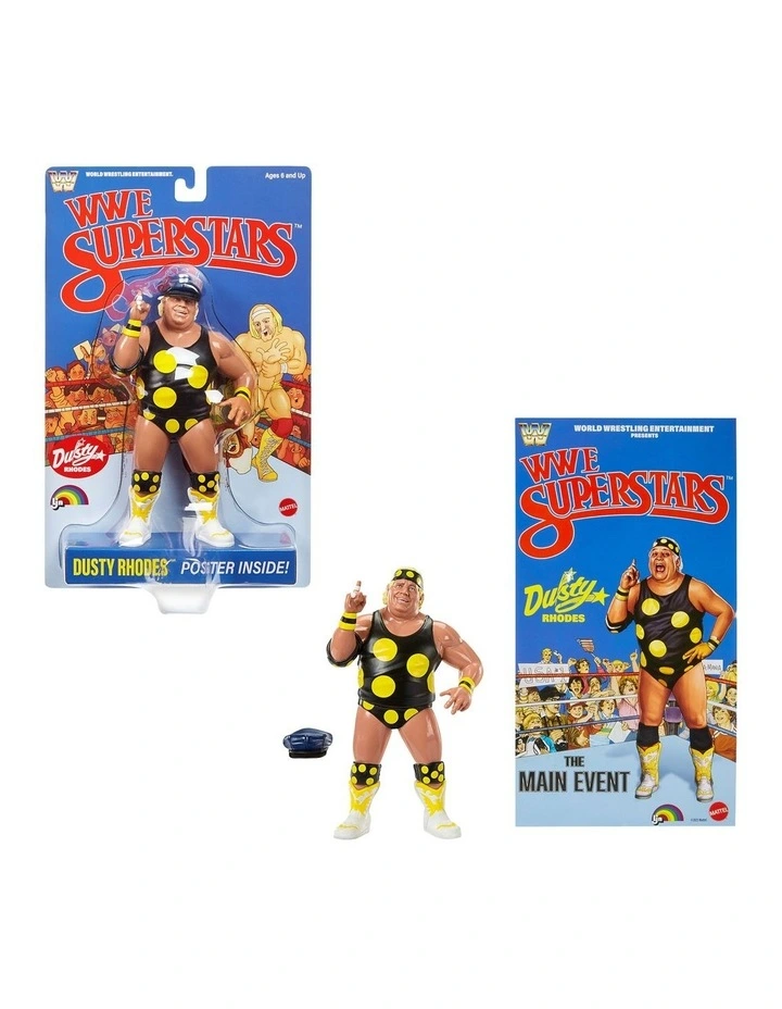 LJN WWE Superstars Action Figure, 1980s Retro 8-inch Collectible Toys Assortment image 5