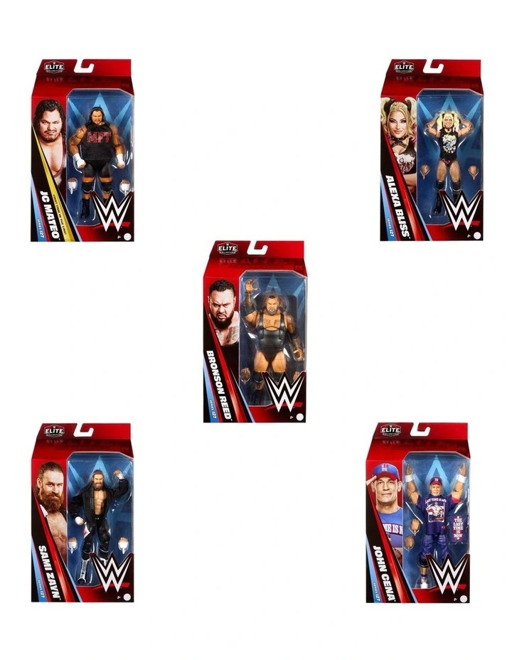 WWE Elite Action Figures, 6-inch Collectible Set with Articulation & Accessories image 1