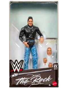WWE Elite Collection The Rock Action Figure & Accessories