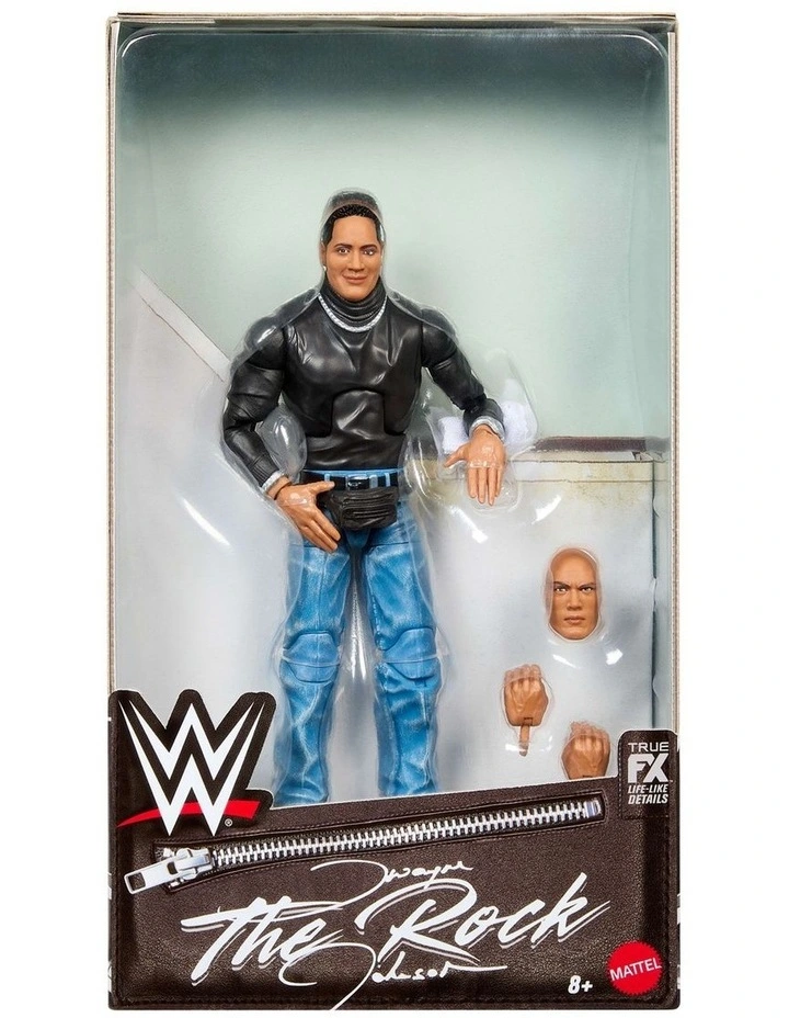 WWE Elite Collection The Rock Action Figure & Accessories image 1