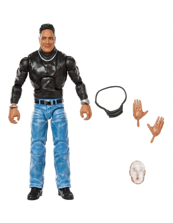 WWE Elite Collection The Rock Action Figure & Accessories image 2
