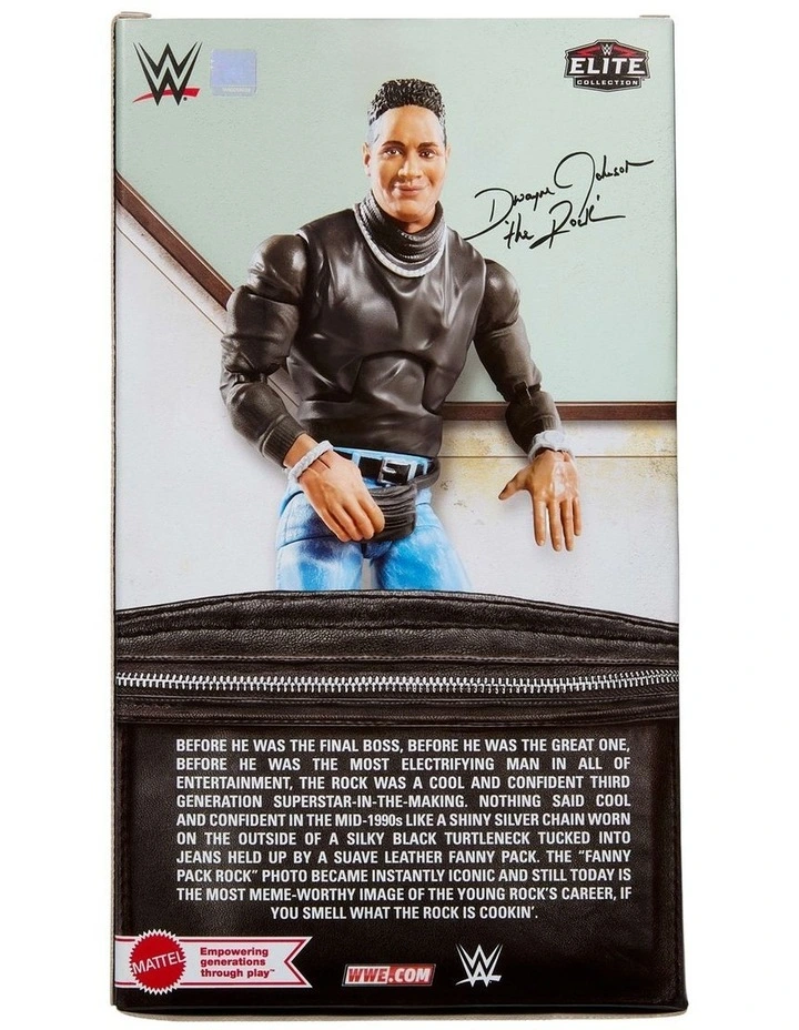 WWE Elite Collection The Rock Action Figure & Accessories image 3