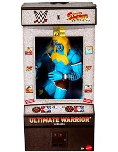 WWE x Street Fighter Ultimate Warrior Action Figure & Accessories, 6-inch Collectible Player 2 Mashup Set