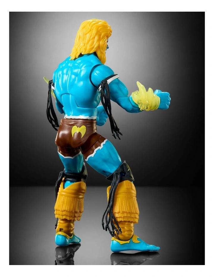 WWE x Street Fighter Ultimate Warrior Action Figure & Accessories, 6-inch Collectible Player 2 Mashup Set image 6