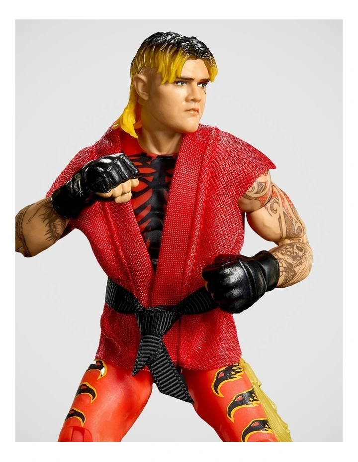 WWE x Street Fighter Dominik Mysterio Action Figure & Accessories, 6-inch Collectible Ken Mashup Set image 4