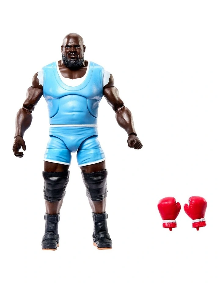 WWE x Street Fighter Mark Henry Action Figure & Accessories, 6-inch Collectible Balrog Mashup Set image 2