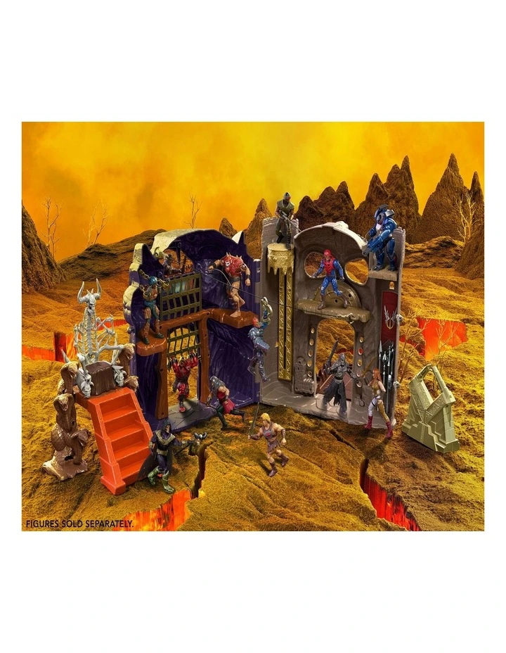 Masters of the Universe Battle for Eternia Playset, Castle Grayskull, Snake Mountain & Skeletor image 2