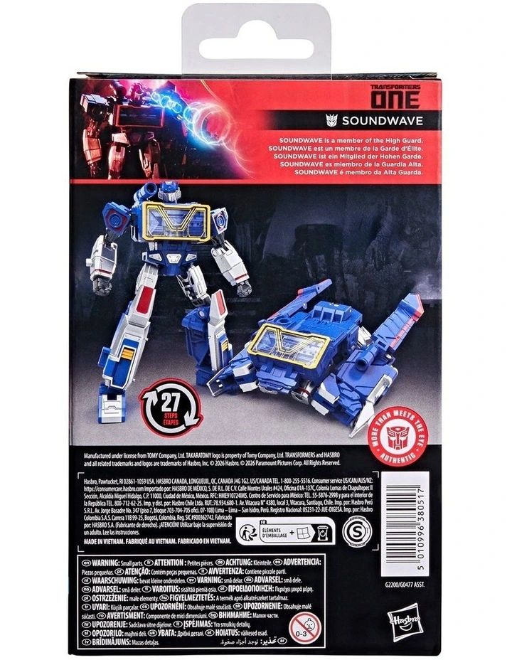 Transformers Studio Series Transformers ONE Deluxe Class Soundwave image 2
