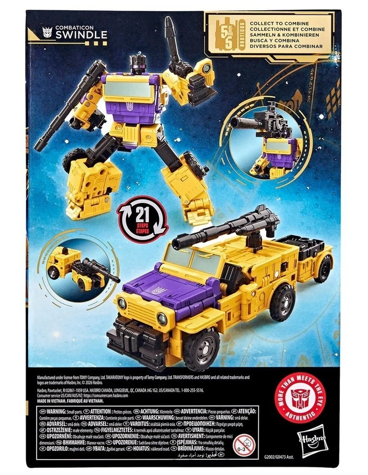 Transformers Age of the Primes Voyager Class Combaticon Swindle image 2