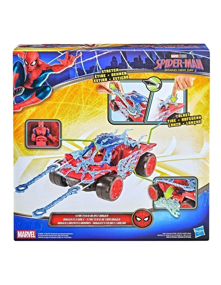 Marvel Spider-Man ActionVerse Stretch & Blast Buggy image 3