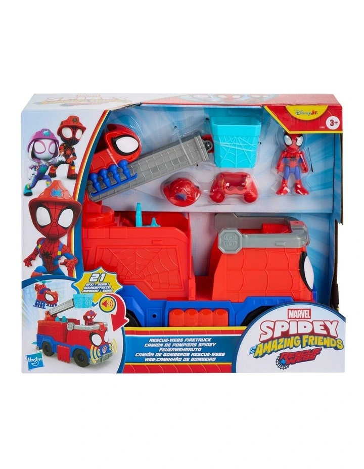 Marvel Spidey and his Amazing Friends Rescue-Webs Firetruck image 1