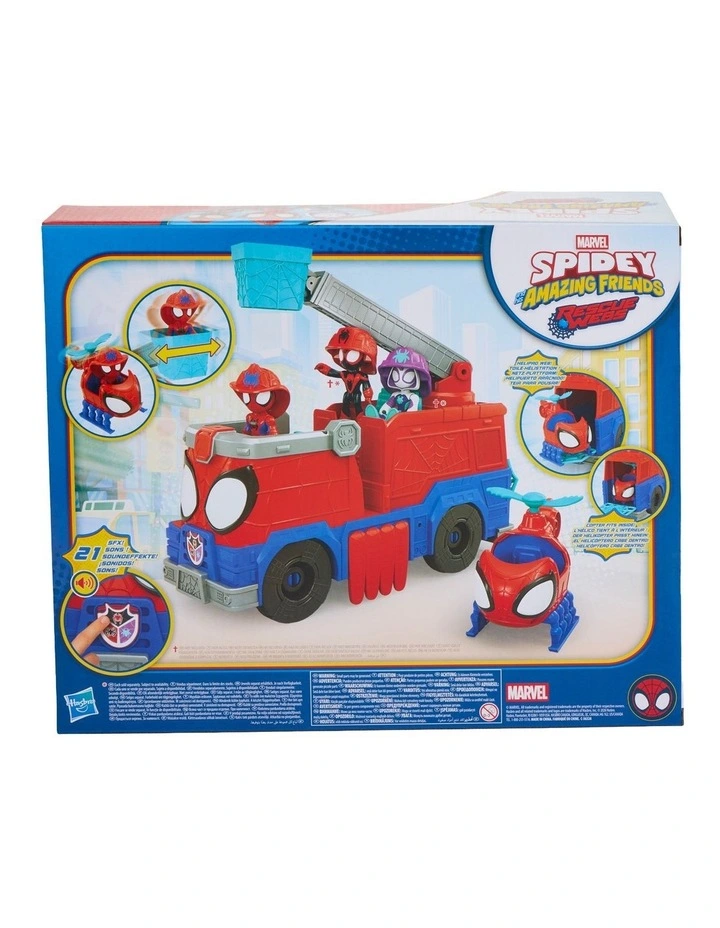 Marvel Spidey and his Amazing Friends Rescue-Webs Firetruck image 2