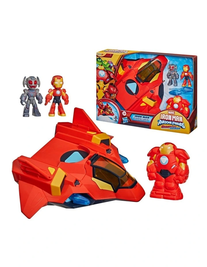 Disney Jr. Series Marvels Iron Man and his Awesome Friends Giant-Sized Armor Iron Jet image 2