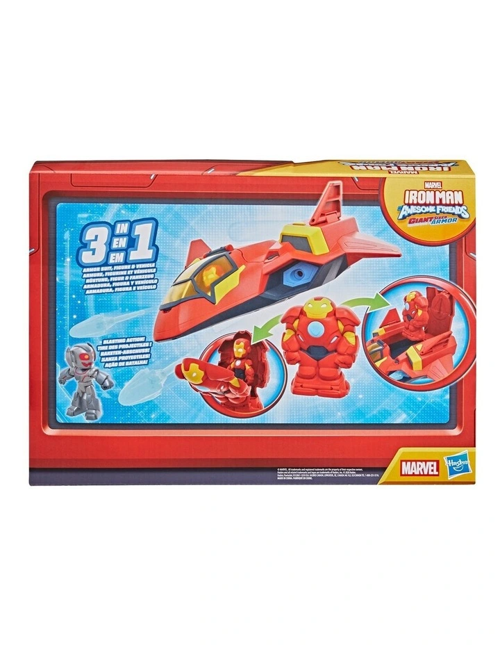 Disney Jr. Series Marvels Iron Man and his Awesome Friends Giant-Sized Armor Iron Jet image 3
