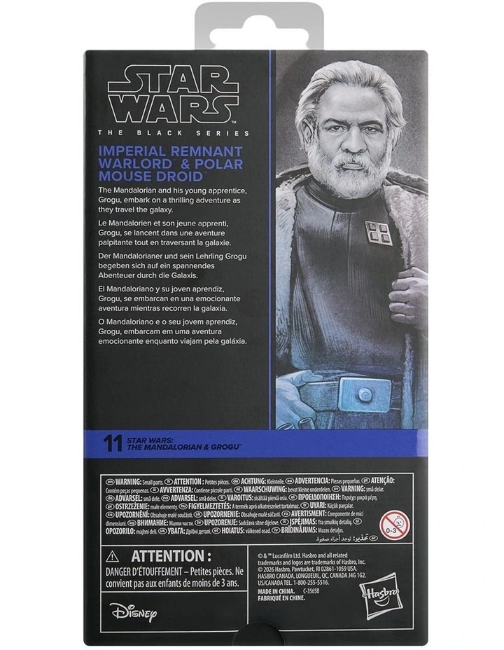 Star Wars The Black Series Imperial Remnant Warlord & Polar Mouse Droid image 2