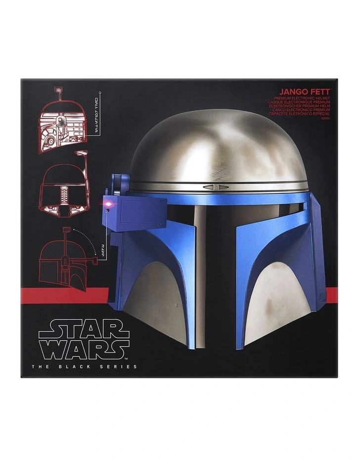 Star Wars The Black Series Jango Fett Electronic Helmet image 5