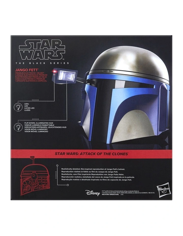 Star Wars The Black Series Jango Fett Electronic Helmet image 6