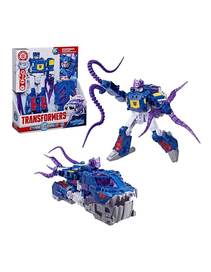Transformers CYBERWORLD Energon Surge Soundwave Deep Sea Explorer image 2