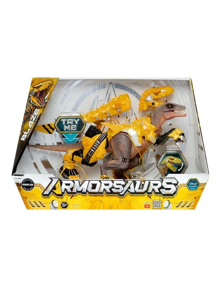 Armor-Up Dinosaur in Yellow Raptor - Blaze image 1