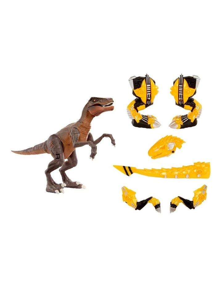 Armor-Up Dinosaur in Yellow Raptor - Blaze image 2