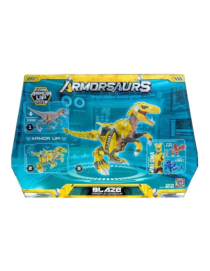 Armor-Up Dinosaur in Yellow Raptor - Blaze image 6