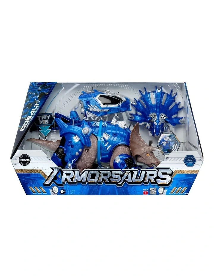 Armor-Up Dinosaur- Triceratops - Cobalt image 1