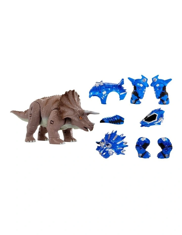 Armor-Up Dinosaur- Triceratops - Cobalt image 2