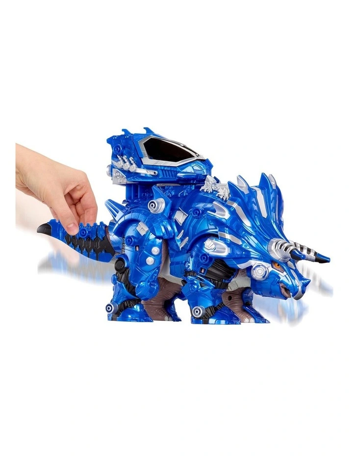 Armor-Up Dinosaur- Triceratops - Cobalt image 5