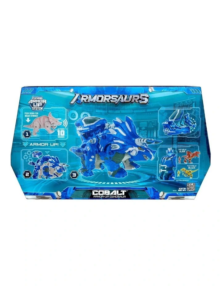 Armor-Up Dinosaur- Triceratops - Cobalt image 6