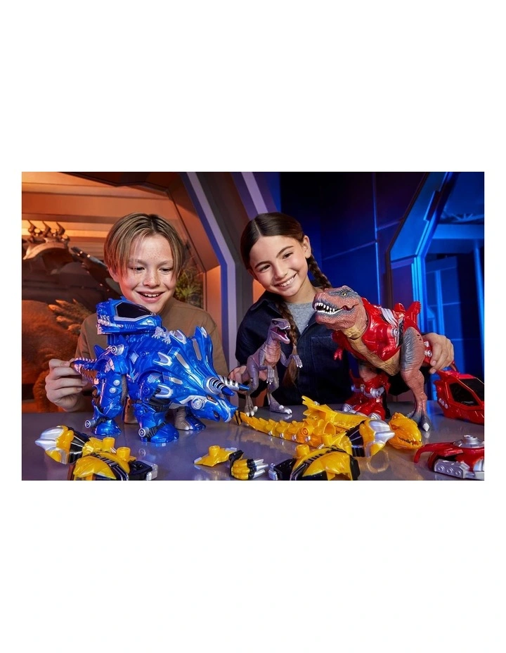 Armor-Up Dinosaur- Triceratops - Cobalt image 7