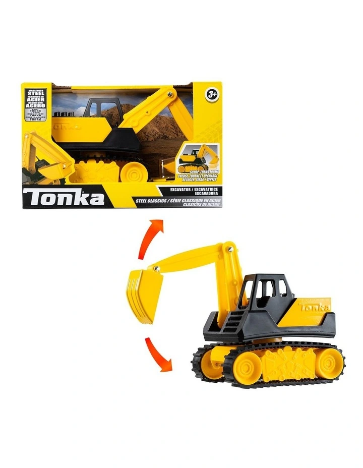 Tonka Steel Classics Assortment (Dump Truck, Bulldozer, or Excavator) image 4